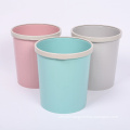 Multicolor Practical Design Waste Bins For Daily Use Of Trash Can With Pressure Rings